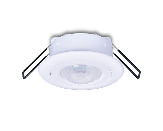 Low Profile HDIR ceiling mount presence motion sensor with Z-Wave